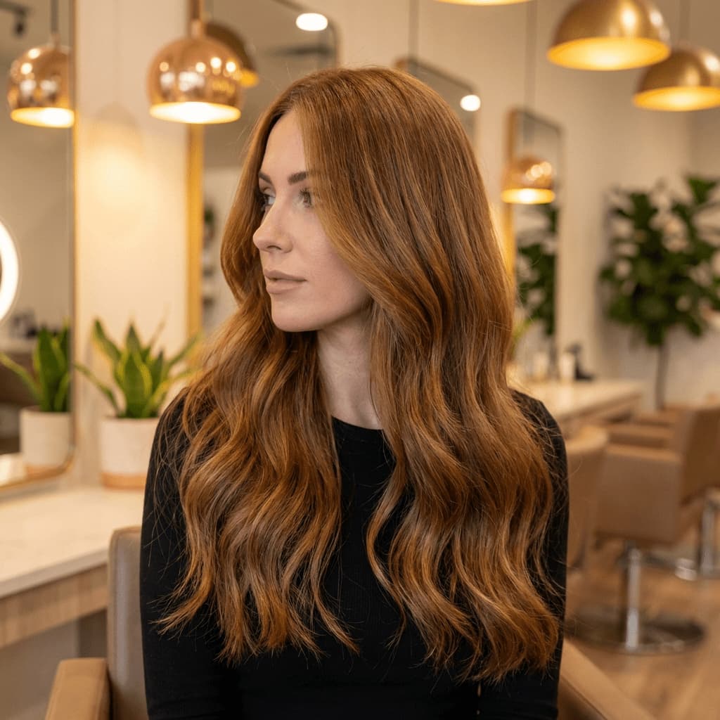 Custom human hair extensions