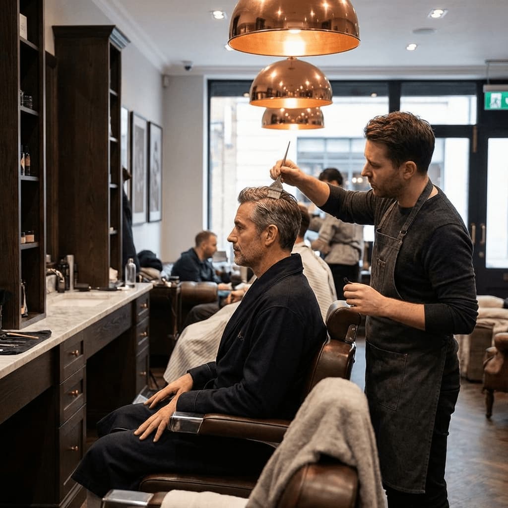 Mens hair color specialist