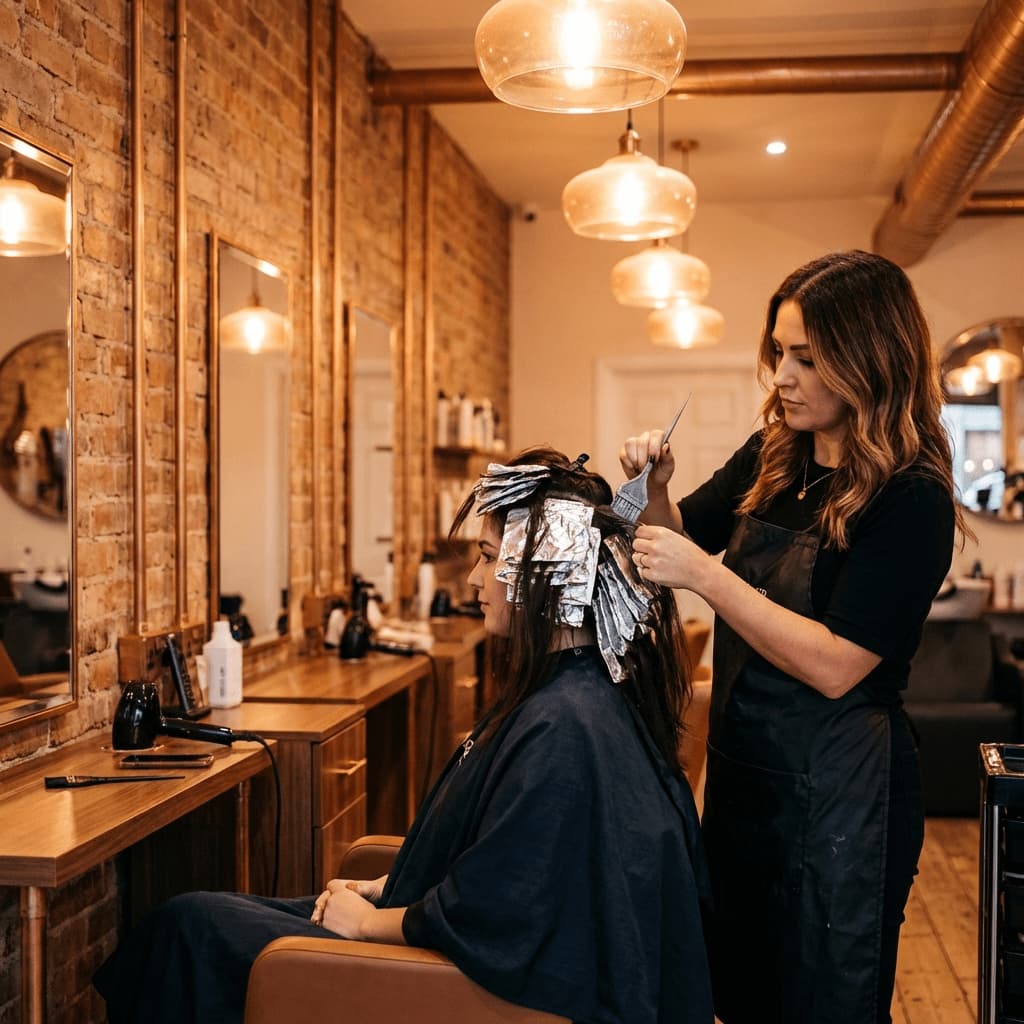 Partial highlights Italian pure pigment